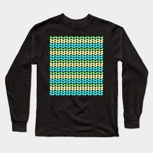 Beans in yellow, teal and mint Long Sleeve T-Shirt